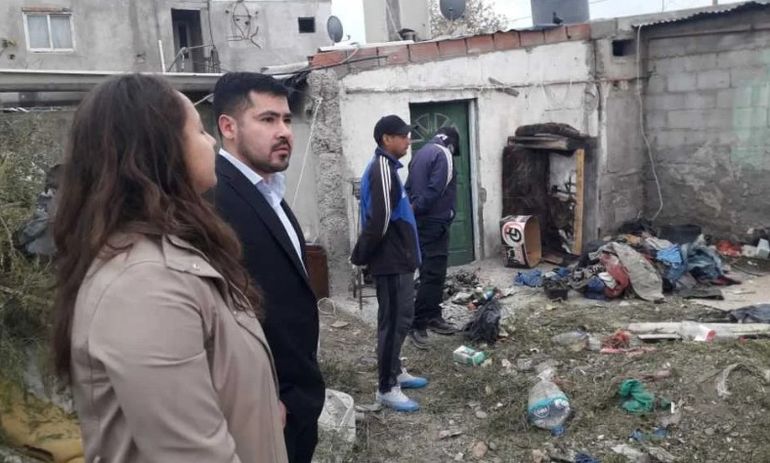 La vivienda de Trelew donde hallaron el cadáver de Marcelo Palavecino. La vivienda de Trelew donde hallaron el cadáver de Marcelo Palavecino.