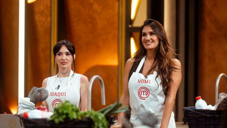 Fuerte cruce entre Momi Giardina y La Joaqui en MasterChef Celebrity: qué se dijeron las participantes