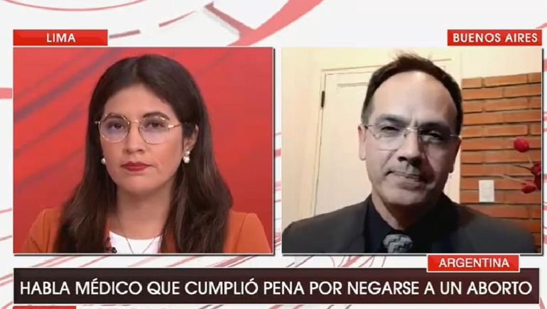 El médico Leandro Rodríguez Lastra anticipó que no volverá a trabajar en hospitales. Foto: captura tv.