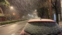 Rige una alerta amarilla por nevadas en la zona centro y norte cordillerana.