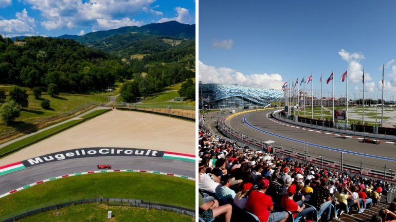 Mugello y Sochi se aseguraron un lugar dentro del nuevo calendario 2020 de la F&oacute;rmula 1.