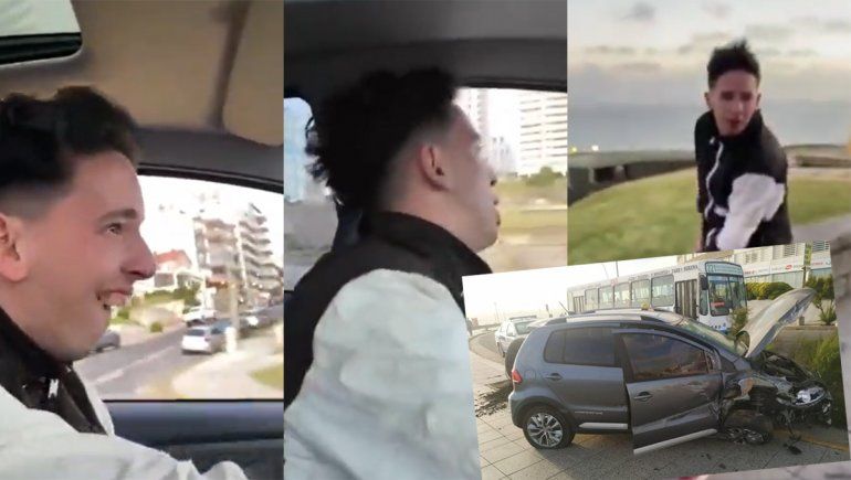 El indignante video de un borracho al volante: Si nos matamos, nos matamos
