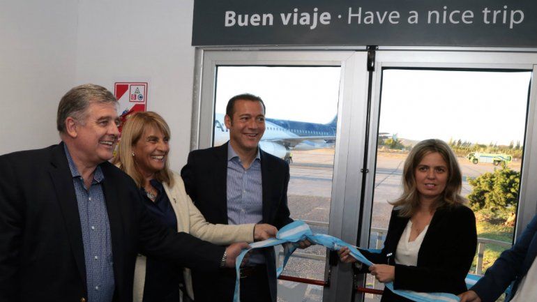 Gutiérrez destacó que la nueva ruta aérea nos abre muchas oportunidades