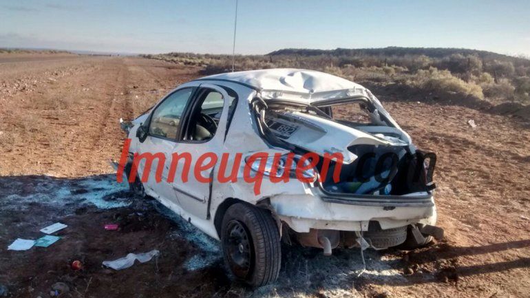 Un vecino de Junín de los Andes murió tras un violento vuelco sobre la Ruta 237