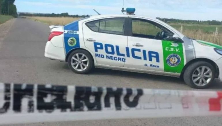 El doble crimen de Roca fue en una calle rural. (Gentileza TodoRoca)