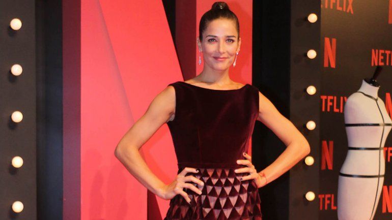 El Chato Prada y Fede Hoppe tuvieron un acercamiento con la actriz en los premios Martín Fierro.