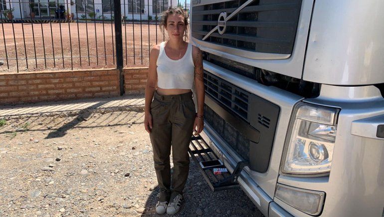 Allen: le prometieron la entrega de su camión, pero no lo hicieron y la joven vuelve a atrincherarse