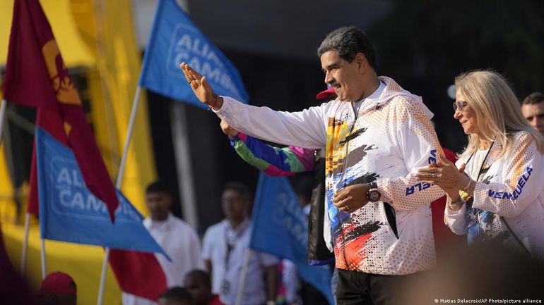 Nicolas Maduro junto a su esposa, Cilia Flores. Nicolas Maduro junto a su esposa, Cilia Flores.