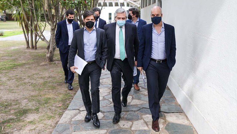 Los números que mostró Alberto Fernández en la conferencia