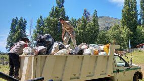 Retiraron más de dos toneladas de residuos del Parque Nacional Lanín