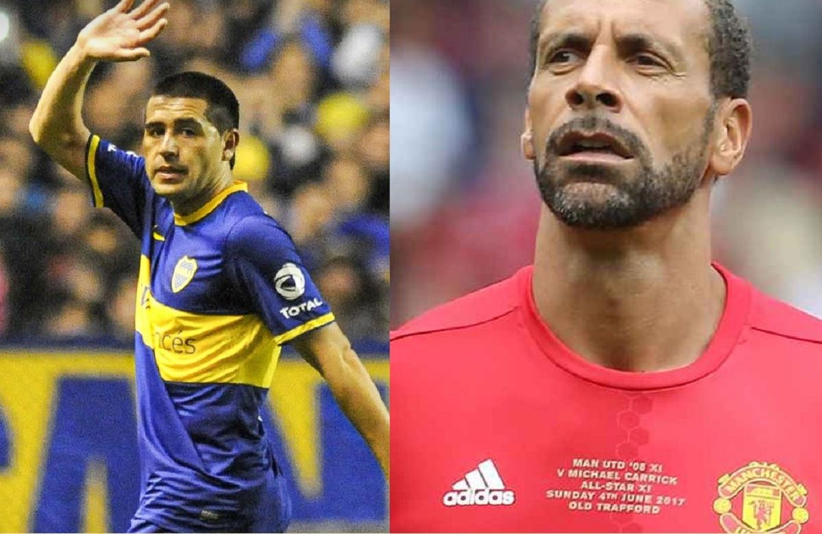 Rio Ferdinand elogió a Juan Román Riquelme y el 10 de Boca le respondió por redes sociales