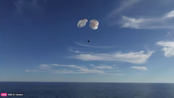 La nave bautizada Freedom trae a los astronautas varados de vuelta a la Tierra. Foto: NASA vía AP La nave bautizada Freedom trae a los astronautas varados de vuelta a la Tierra. Foto: NASA vía AP