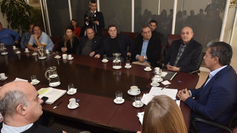 Figueroa recibió a autoridades del colegio AMEN