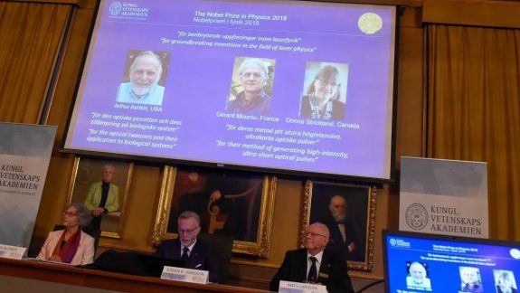 El Nobel de Física fue para tres investigadores por avances en láser