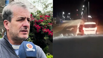 escandalo: un cura quedo escrachado en un polemico video con un camionero