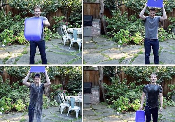 Zuckerberg se baña en agua helada