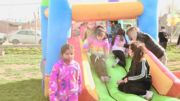 Los niños de la zona norte tuvieron su festejo en el Distrito Vecinal.