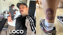 Prometió tatuarse a Morena Rial si Argentina pasaba a la final y cumplió: ¿Qué cortocircuito tuve?