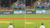 El hecho ocurrió durante la séptima entrada del encuentro válido por las Grandes Ligas de Béisbol de Estados Unidos (MLB, por sus siglas en inglés).