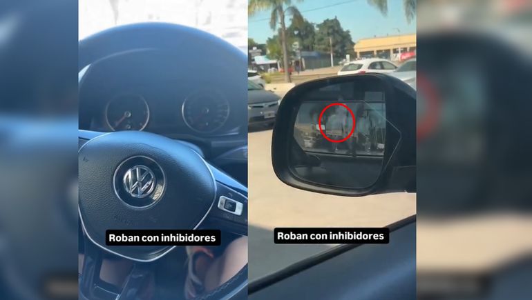 Video: filmó el momento justo en que intentaron robarle el auto con un inhibidor de alarma