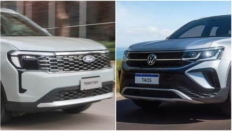 Ford Territory vs. Volkswagen Taos: comparativo entre los dos SUV del segmento C.