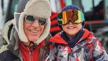 Las imágenes de Marley y Mirko en un exclusivo centro de esquí