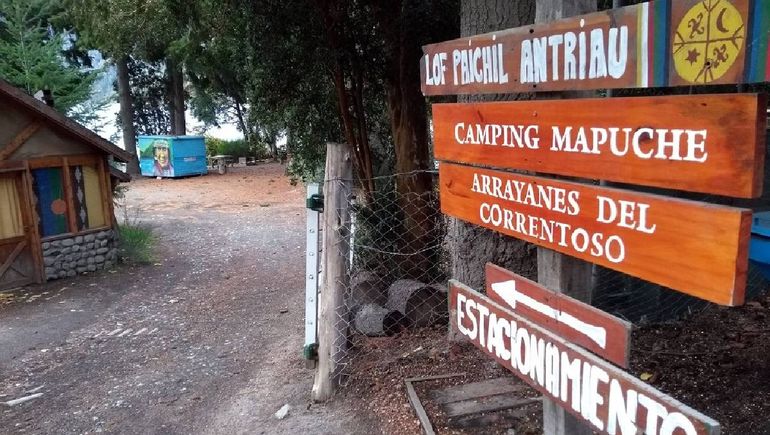 El camping del lago Correntoso  El camping del lago Correntoso