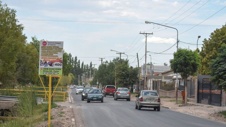 Avenida del Trabajo, el plan B para ir a Plottier