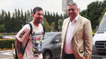 messi ya esta en argentina para jugar los amistosos con la seleccion