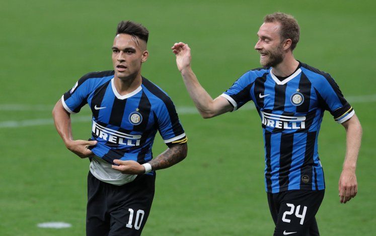 Eriksen es compañero de Lautaro en el Inter.