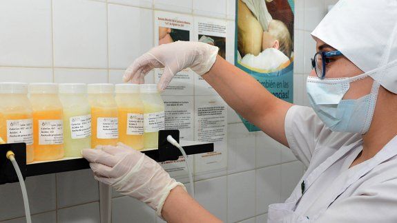 El centro de Salud de Valentina empezó a recibir leche humana