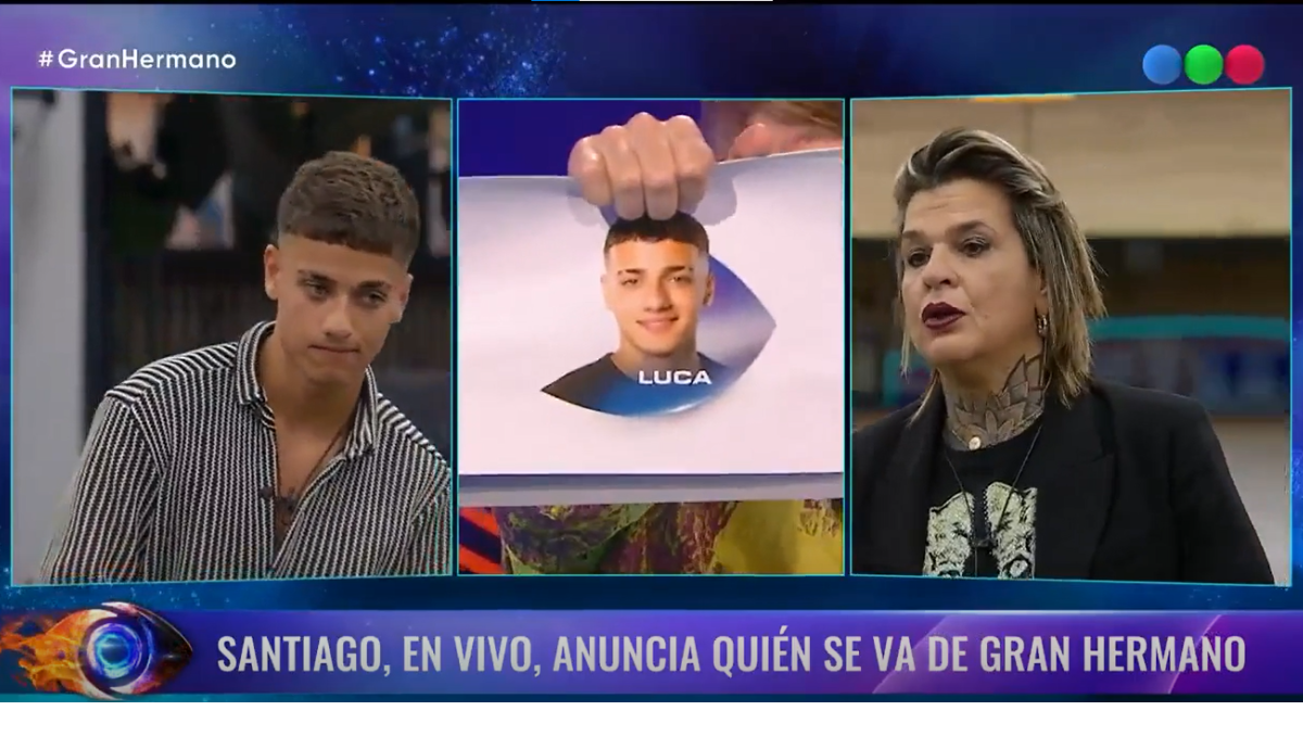 Luca se convirtió en el nuevo eliminado de la casa de Gran Hermano.