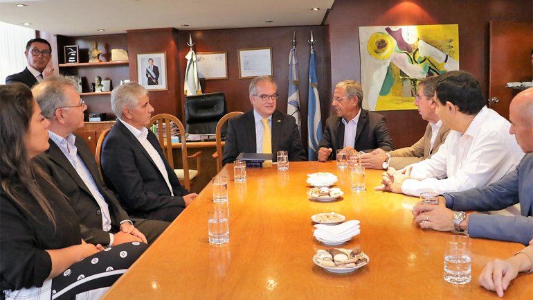 Quiroga recibió al embajador de Alemania, Jürgen Christian Mertens