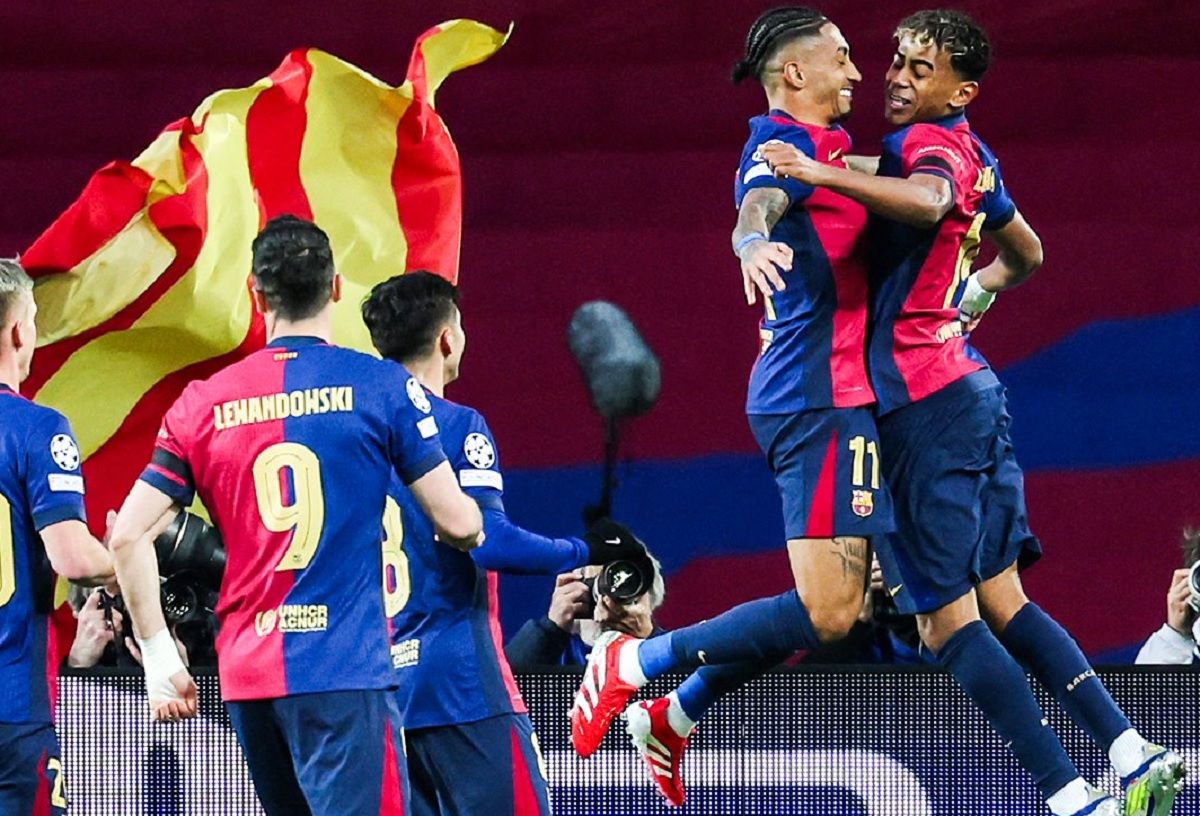 Barcelona dejó afuera al Benfica de los argentinos: el golazo de Lamine Yamal