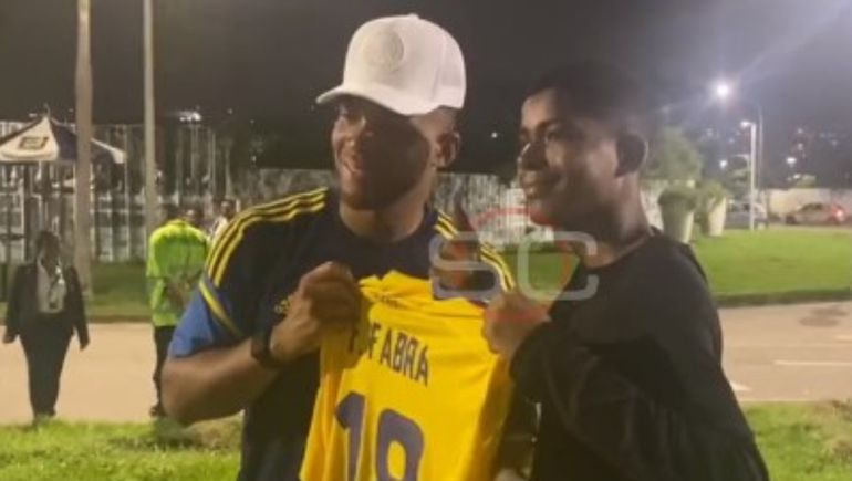 El tremendo gesto de Fabra con un hincha del Flu antes de la final de la Libertadores