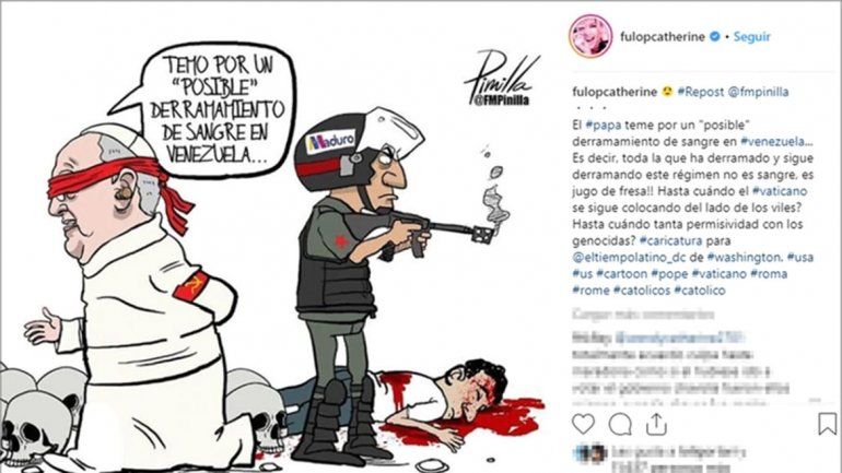 Fulop, contra el Papa por su postura sobre Venezuela