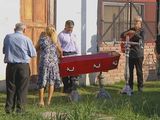 El triste velatorio de Paloma en la iglesia evangélica de su papá