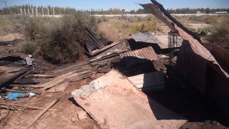 Los daños materiales fueron totales.&nbsp;