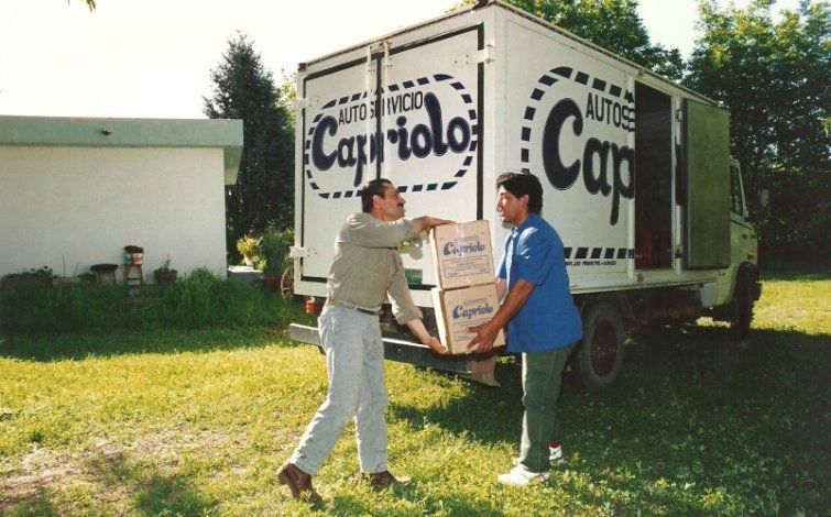 La época en la que Capriolo hacía repartos a domicilio sin las facilidades de internet.
