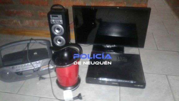 Una vecina coraje golpeó a un ladrón con un palo de hockey