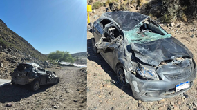 Vuelco en la Ruta 40: un joven terminó gravemente herido y hospitalizado | LM Neuquen Vuelco en la Ruta 40: un joven terminó gravemente herido y hospitalizado