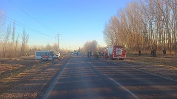 caos de transito en ruta 7 por el grave choque fatal: donde es