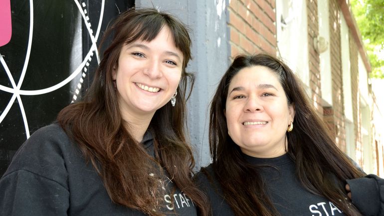 Cecilia, una de las acróbatas que viajará a Italia, junto a la fundadora de Viento. 
