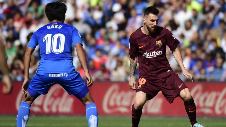 Barcelona se recuperó, venció al Getafe por 2-1 y lidera la liga