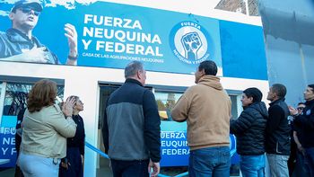 Marcelo Rucci encabezó la inauguración del local partidario.