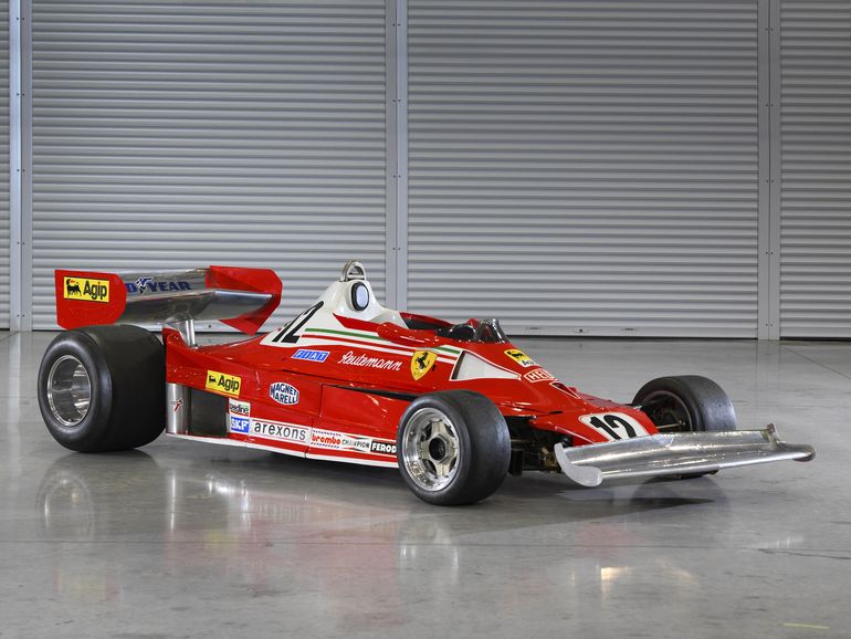 Bernie Ecclestone mantuvo la Ferrari 312 T2 que usó Reutemann en la temporada 1977 sin modificaciones. Foto: Tom Hartley Jnr
