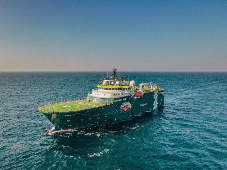 El buque Pxgeo 2 fue el encargado de realizar la exploraci&oacute;n offshore en los bloques CAN 107 y CAN 109. &nbsp; &nbsp; &nbsp;&nbsp; &nbsp;&nbsp; &nbsp; &nbsp; &nbsp;&nbsp; .
