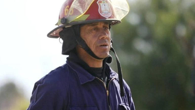 Dolor en Centenario por la muerte de un histórico bombero