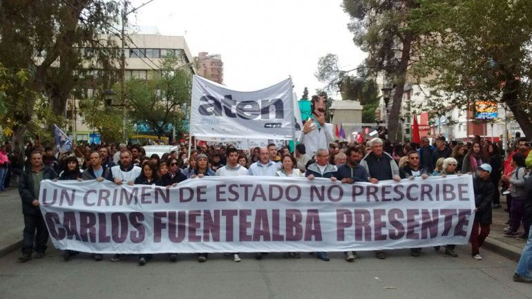 A 9 años del asesinato de Fuentealba, una masiva marcha exigió justicia completa