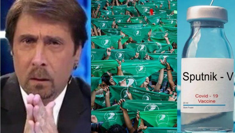 Feinmann: Si una mujer puede matar a un bebé en su panza, a mí no me pongan la vacuna rusa